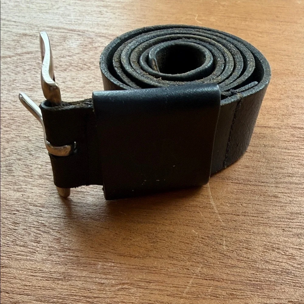 Vintage Calvin Klein Black Leather Belt